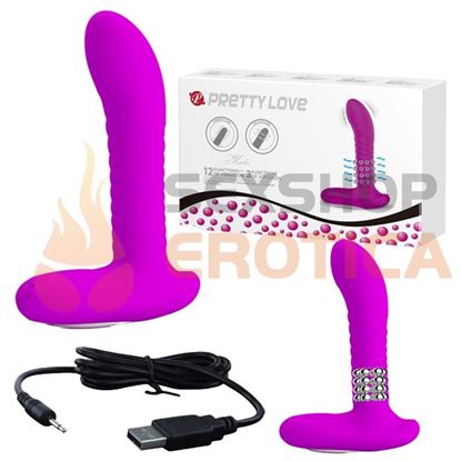 Vibrador rotativo para estimular el punto g y carga usb